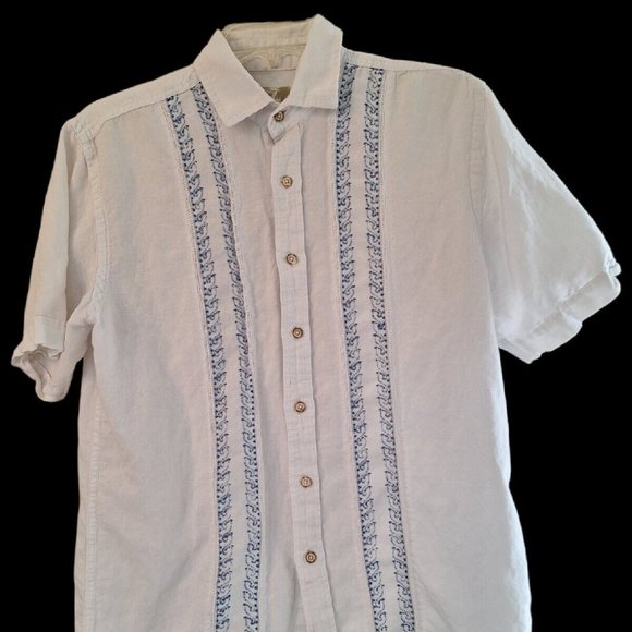 Tasso Elba Shirts Tasso Elba Island Linen Blend Shirt Button Up